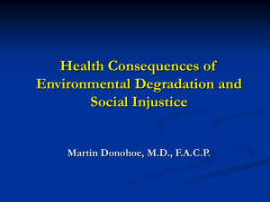 Solutions - Public Health and Social Justice