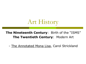Art History overview