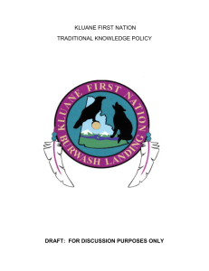 Traditional Knowledge Policy Draft