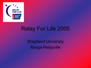 Relay For Life - Shepherd Webpages