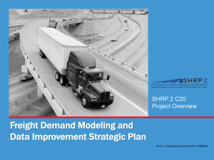 Freight Demand Modeling and Data Improvement Strategic