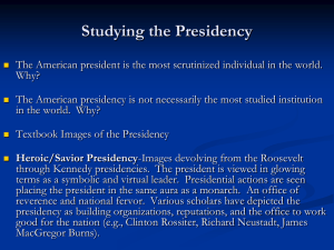 Studying the Presidency