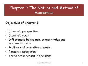Objectives of chapter 1