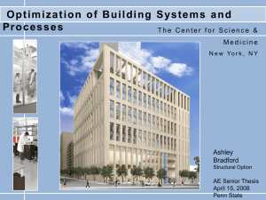 The Optimization of Building Systems and