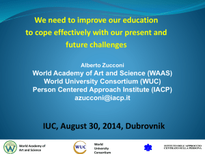 PPT - World Academy of Art and Science