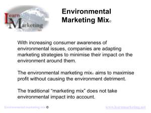 Microsoft PowerPoint Presentation / environmentalmarketingmix1[1].