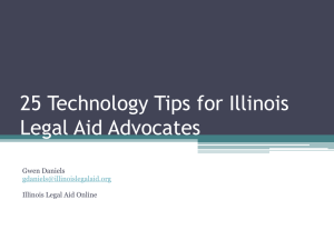 techTips2009 - Illinois Legal Advocate