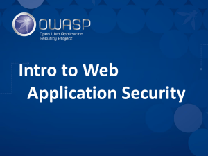 Intro to Web App Security
