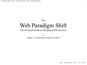 Web Service Design