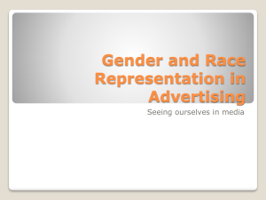 Gender Representation in Advertising