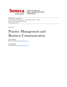 Practice Management and Business Communication
