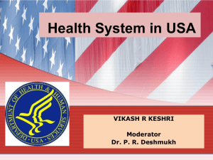 Health Care Delivery System in USA