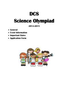 DCS Science Olympiad