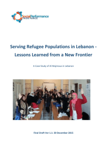 A Case Study of Al Majmoua in Lebanon