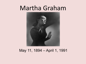 Martha Graham - inetTeacher.com