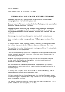 corpacq wraps up deal for northern packaging