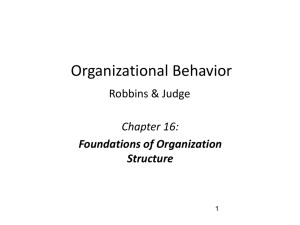 LECTURE 30 ORG STRUCTURE