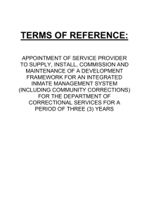 terms of reference
