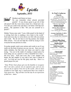 Sunday School Registration - St. Paul's Lutheran Church