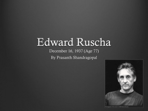 Edward Ruscha - WordPress.com