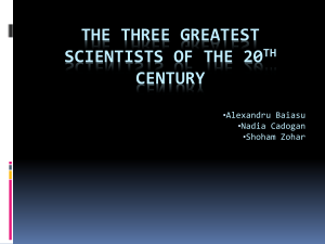 3 Greatest Scientists