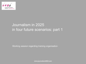 toolkit - The journalistic landscape in 2025