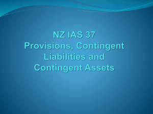 Provisions, Contingent liabilities & Contingent assets