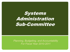 Systems Administration Sub