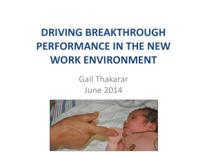 Driving Breakthrough Performance in the New Work Environment