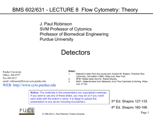 PPT - Purdue University Cytometry Laboratories