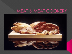 MEAT & MEAT COOKERY