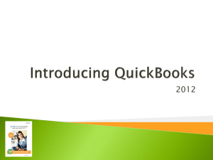 Chapter 1 Introducing QuickBooks