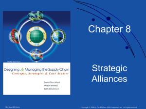 Chapter 8. Strategic Alliances