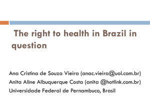 health policy facing social inequalities and poverty in brazil