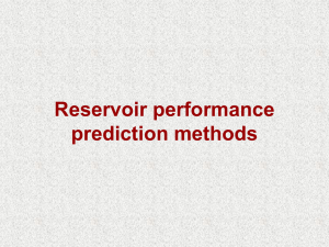 Reservoir Performance predictionl