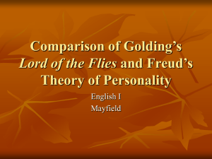 Comparison of Golding's Lord of the Flies and Freud's Theory of