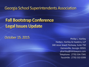 GSSA 2015 Fall Bootstrap – Legal Update – Phil Hartley