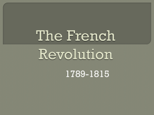 The French Revolution - Oak Park Unified School District