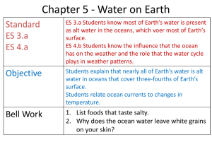 Chapter 5 Lesson 2 Where is fresh water found?