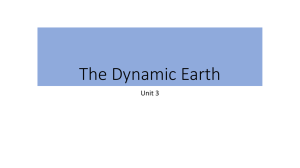 ES 3 The Dynamic Earth