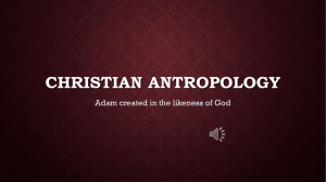 Christian Antropology