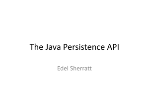 JavaPersistence