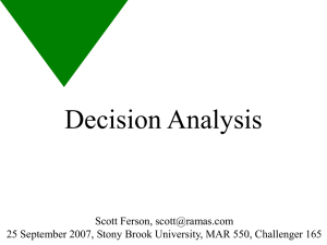 Decision criteria