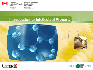 PowerPoint Presentation - Canadian Intellectual Property Office