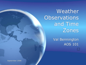 Weather Observations (Mac ppt)