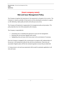 Microsoft Word - Risk Management Module.doc