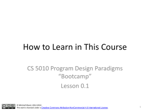 Lesson 0.2 How to Learn in this Course