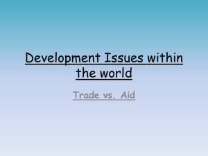 Development Issues within the world - IBGeography