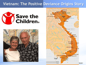 The Positive Deviance Origins Story