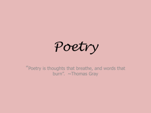 Poetry - HRSBSTAFF Home Page